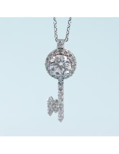 Diamond Key Necklace